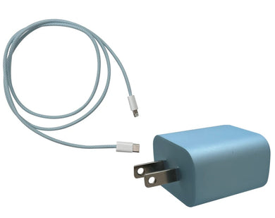 USB C TO C CHARGER LT BLUE