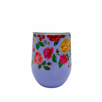 RIFLE PAPER 12 OZ STEMLESS ROSES PURPLE