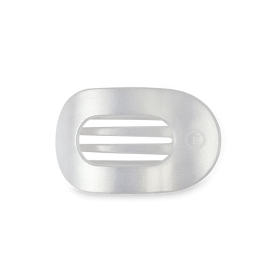 MOTHER OF PEARL MEDIUM FLAT ROUND CLIP