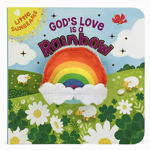 GODS LOVE IS A RAINBOW FINGER PUPPET BOOK