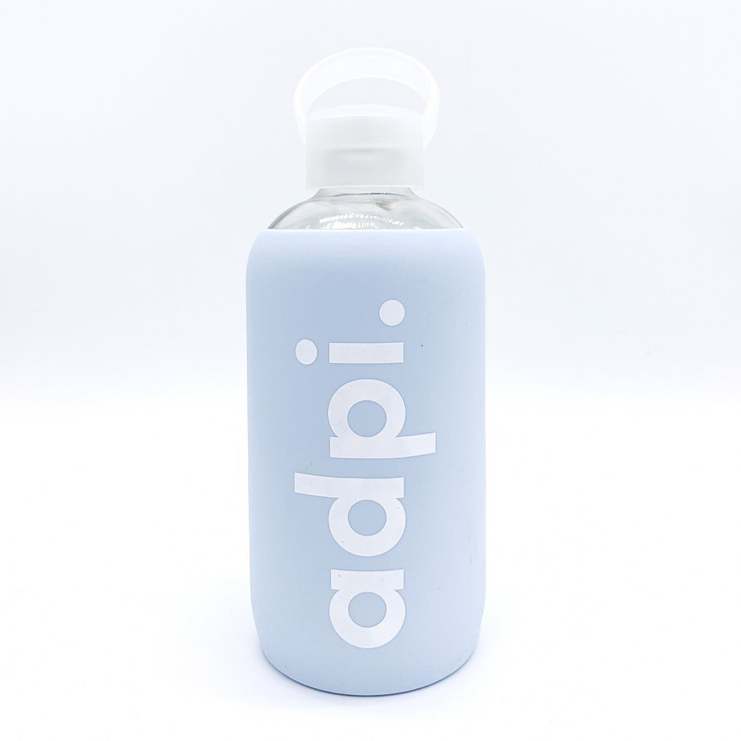 ALPHA DELTA PI GLASS BOTTLE WITH SILICONE SLEEVE