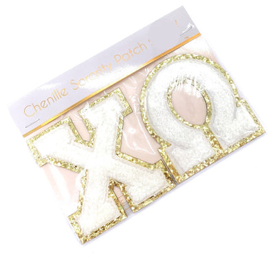 CHI OMEGA CHENILLE LETTERS
