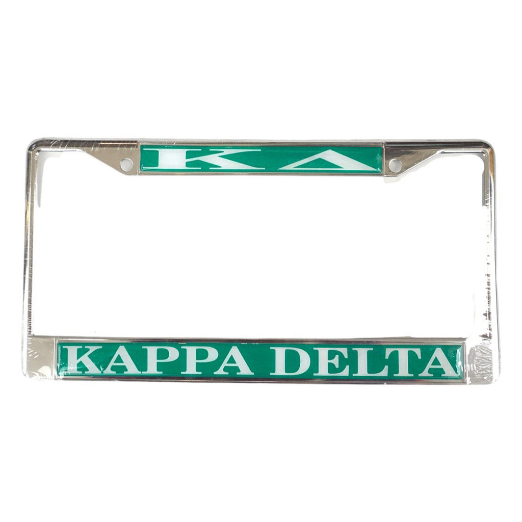 KAPPA DELTA LICENSE PLATE FRAME Sanctuary Home & Gifts