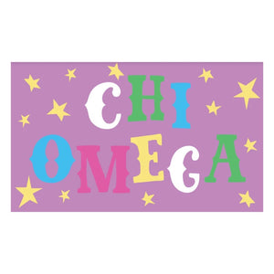 CHI OMEGA STAR FLAG