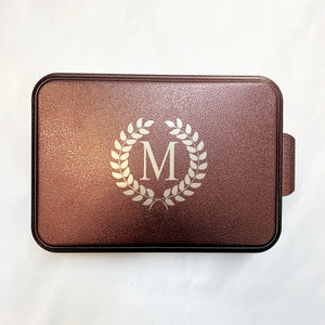 PERSONALIZED 9X13 BAKING PAN WITH LID COPPER