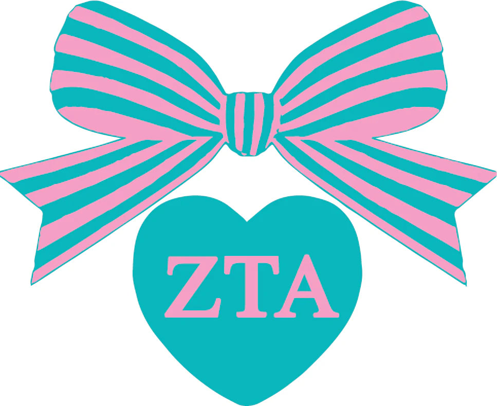 ZETA TAU ALPHA BOW DECAL