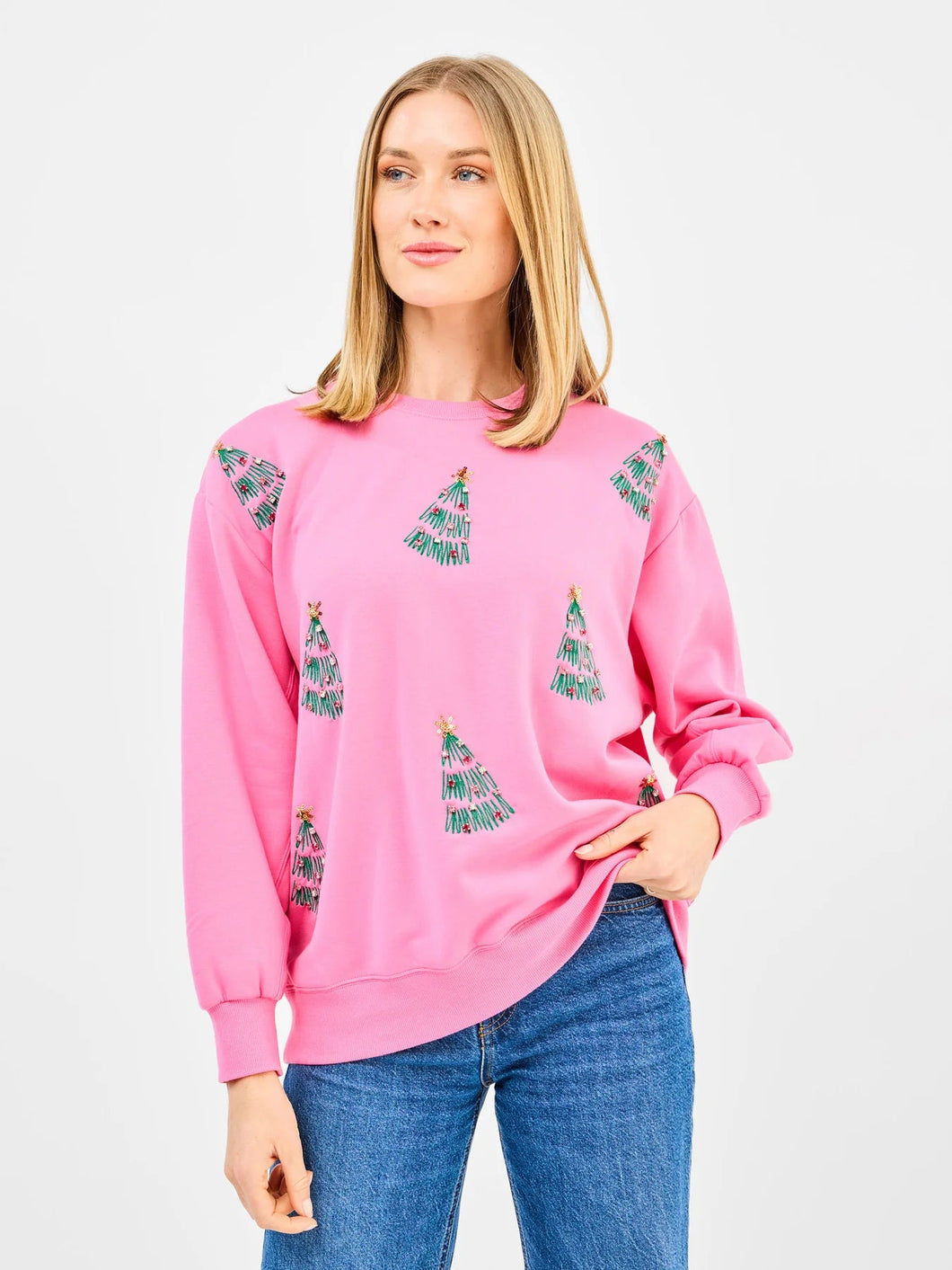 SARAH GREEN TREES SWEATSHIRT