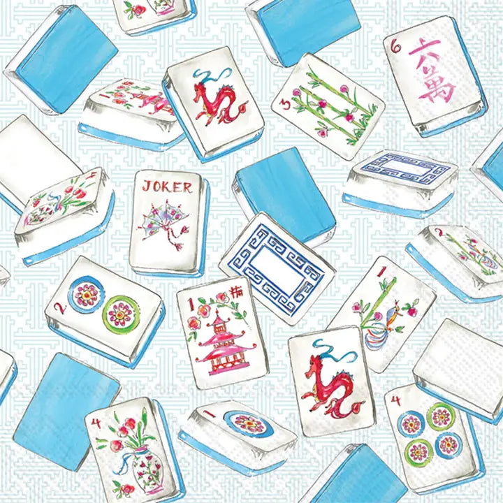 MAHJONG COCKTAIL NAPKINS