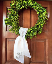 INITIAL WREATH SASH