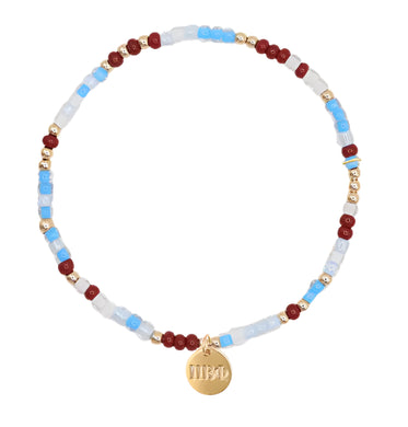 PI BETA PHI SPRINKLE CHARM BRACELET