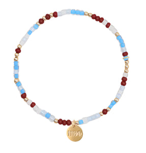 PI BETA PHI SPRINKLE CHARM BRACELET
