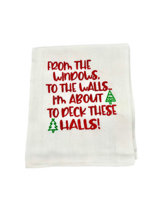 WINDOW WALL DECK HALL TOWEL