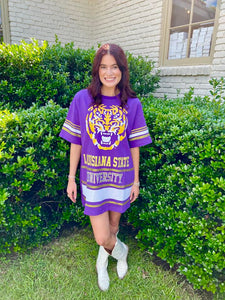 LSU SIDELINE T-SHIRT DRESS SM / N/A LSU SIDELINE T-SHIRT DRESS SM / N/A