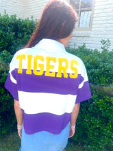 LSU SHORT SLEEVE RUGBY TOP