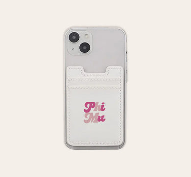 PHI MU COLORFUL PHONE WALLET