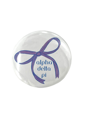 ALPHA DELTA PI BOW BUTTON