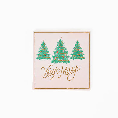 VERY MERRY COCKTAIL NAPKINS