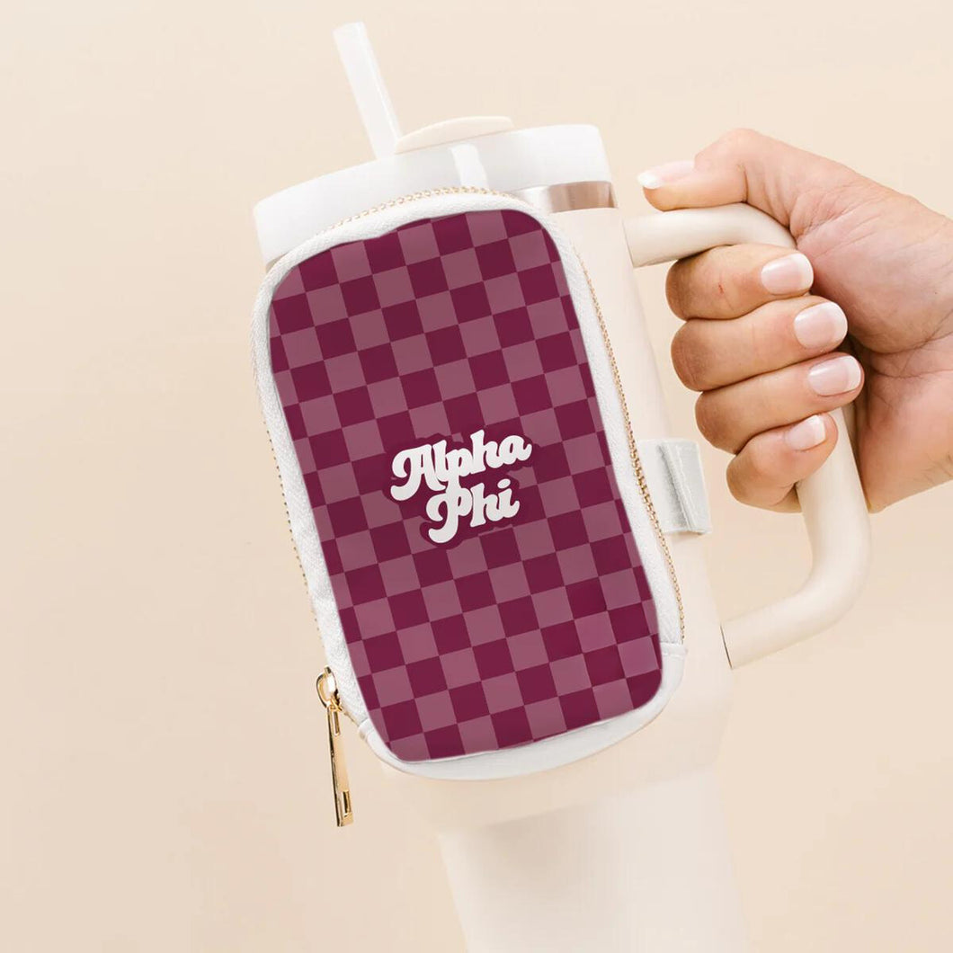 ALPHA PHI TUMBLER FANNY PACK