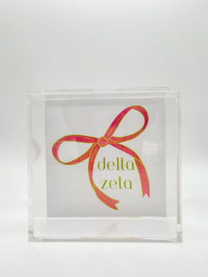 DELTA ZETA BOW TRAY