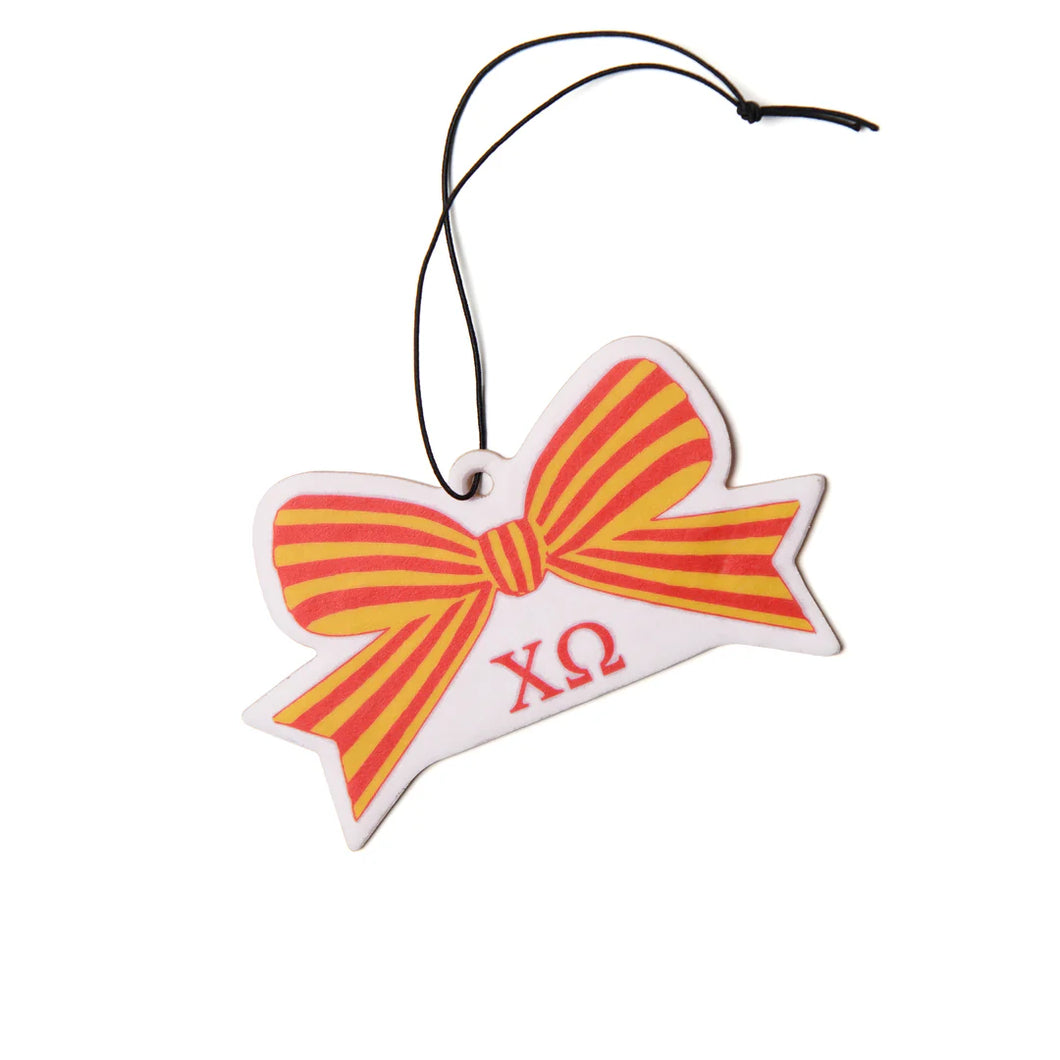 CHI OMEGA BOW AIR FRESHENER