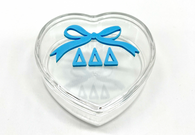 DELTA DELTA DELTA HEART BOW BOX