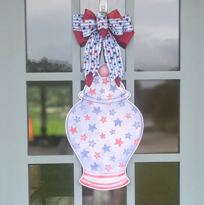 AMERICANA GINGER JAR DOOR HANGER