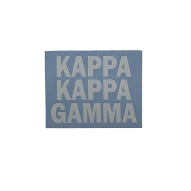 KAPPA KAPPA GAMMA ADHESIVE PATCH