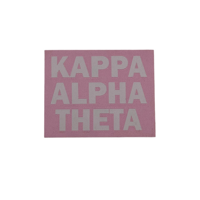 KAPPA ALPHA THETA ADHESIVE PATCH
