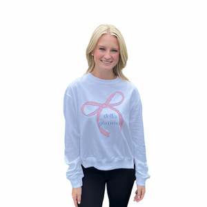 DELTA GAMMA BOW SWEATSHIRT