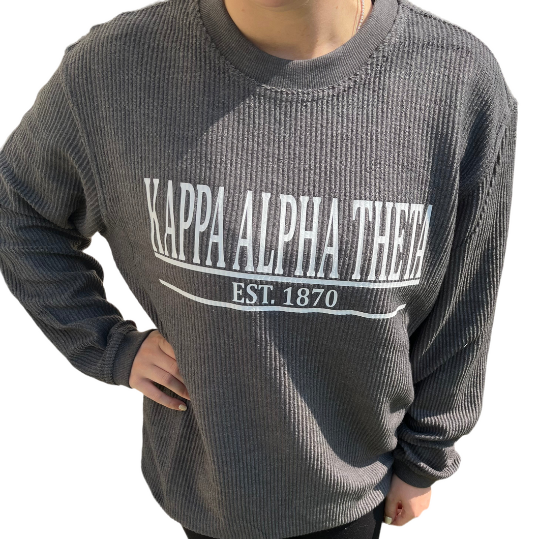 KAPPA ALPHA THETA ESTABLISHED CORD SHIRT