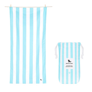 TULUM BLUE EXTRA LARGE TOWEL