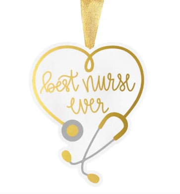 BEST NURSE EVER ORNAMENT
