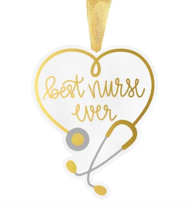 BEST NURSE EVER ORNAMENT