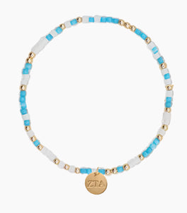 ZETA TAU ALPHA SPRINKLE CHARM BRACELET