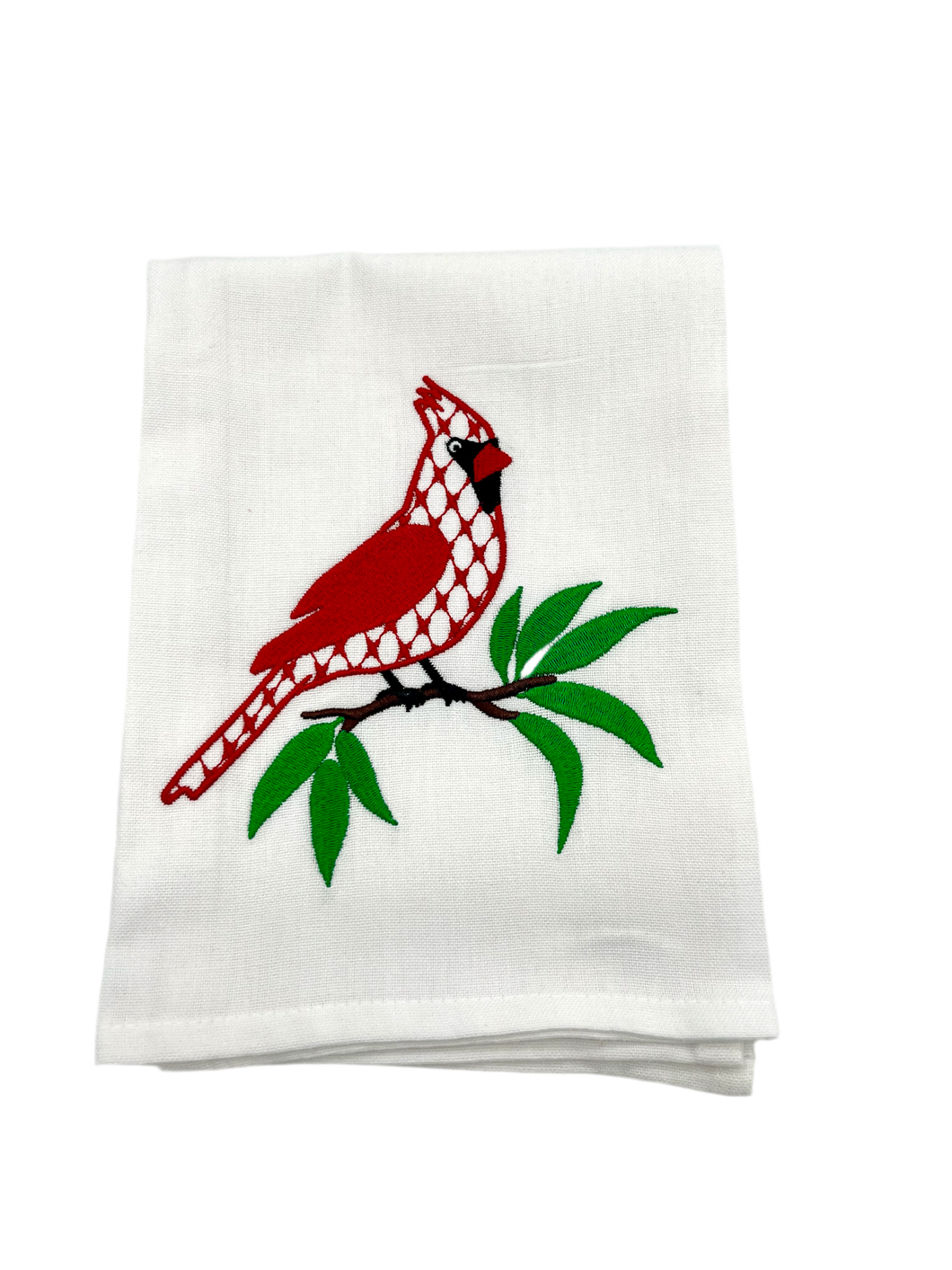 CARDINAL CHRISTMAS TOWEL