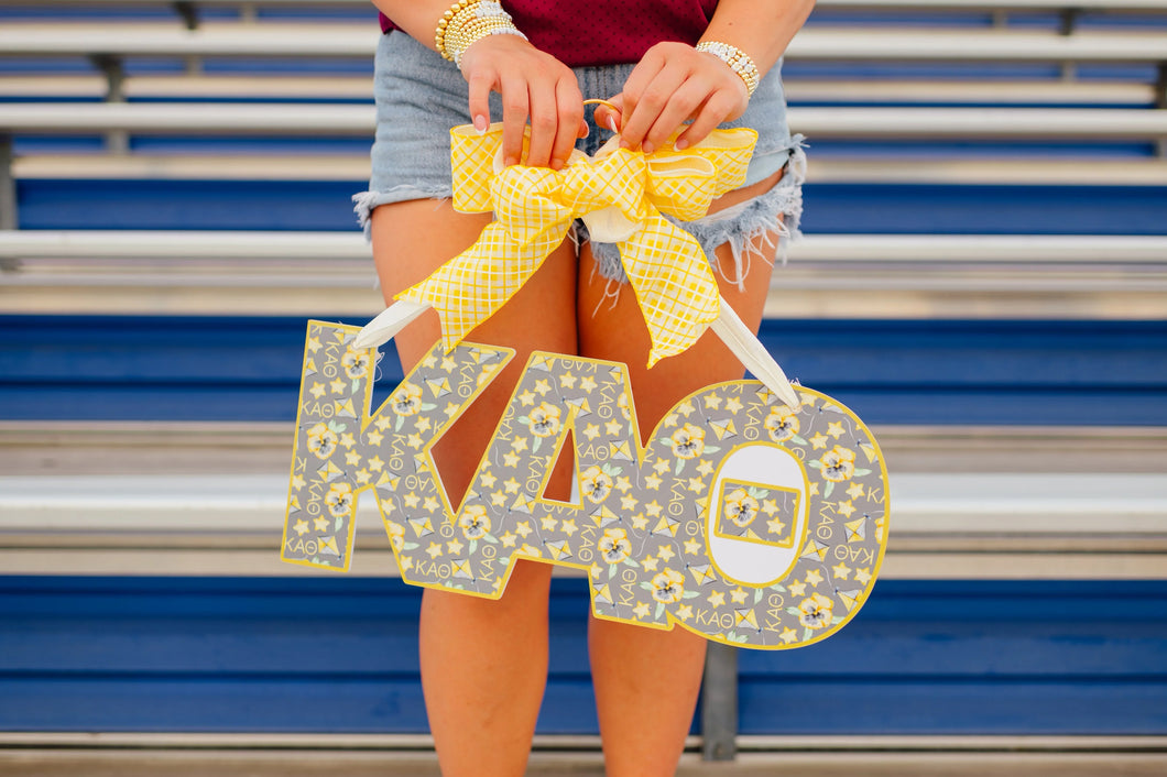 KAPPA ALPHA THETA DOOR HANGER