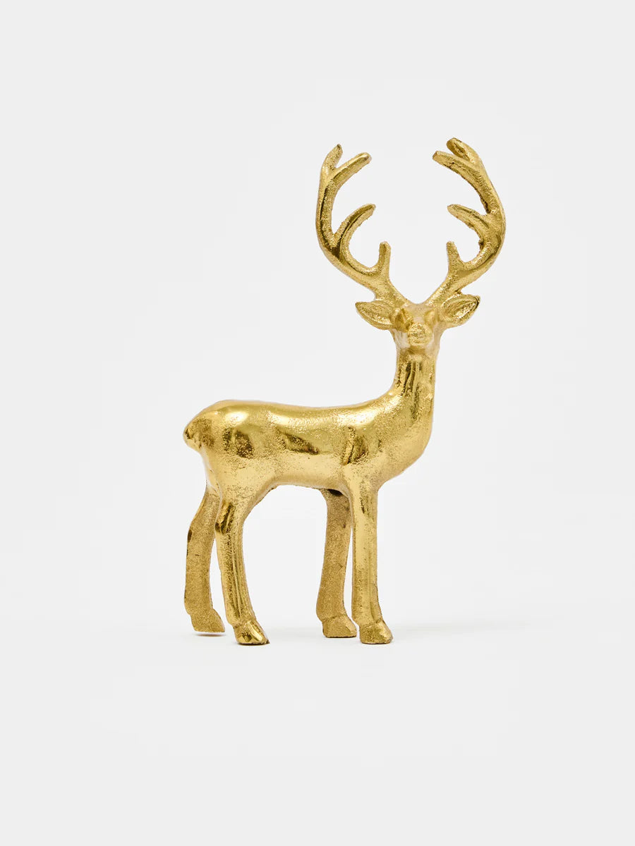 SMALL METAL REINDEER