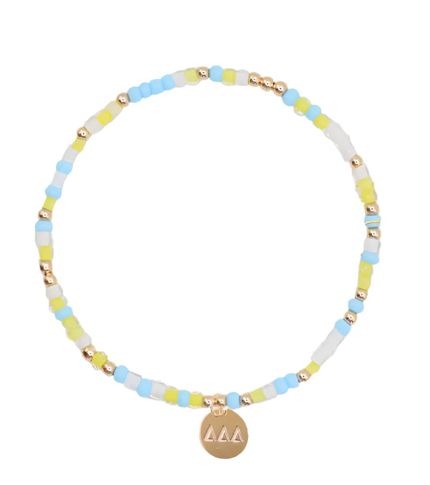 DELTA DELTA DELTA SPRINKLE CHARM BRACELET