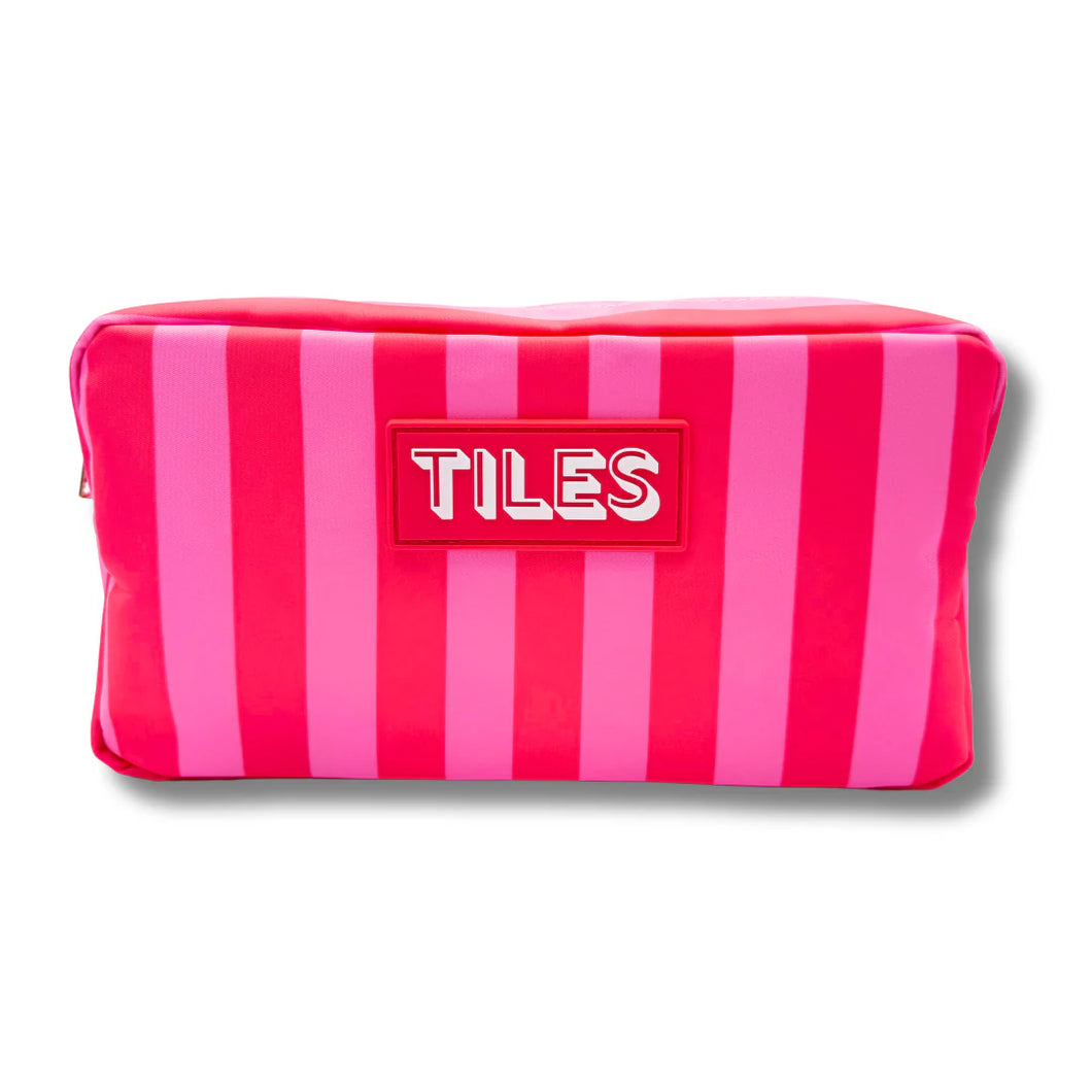 PINK RED TILE BAG