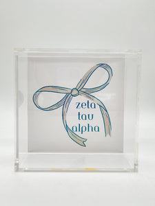 ZETA TAU ALPHA BOW TRAY