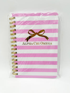 ALPHA CHI OMEGA NOTEBOOK