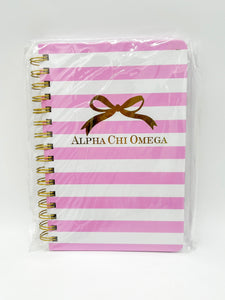 ALPHA CHI OMEGA NOTEBOOK