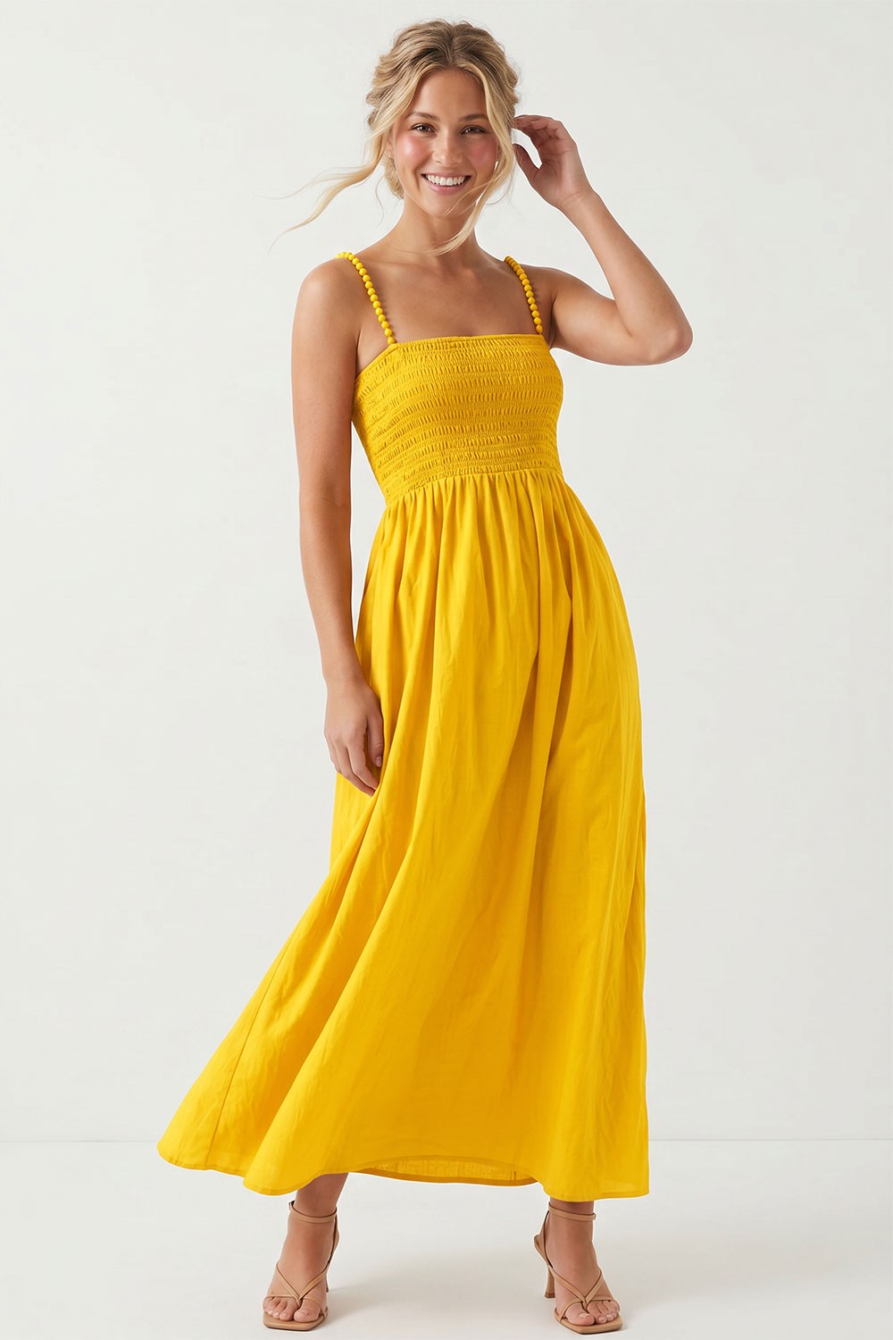 pom pom maxi dress Pom Pom Maxi Dress by Sprinkles on Sunday
