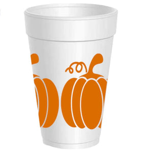 PUMPKIN STYROFOAM CUPS