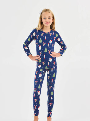 KIDS PEPPERMINT PINE PAJAMA SET