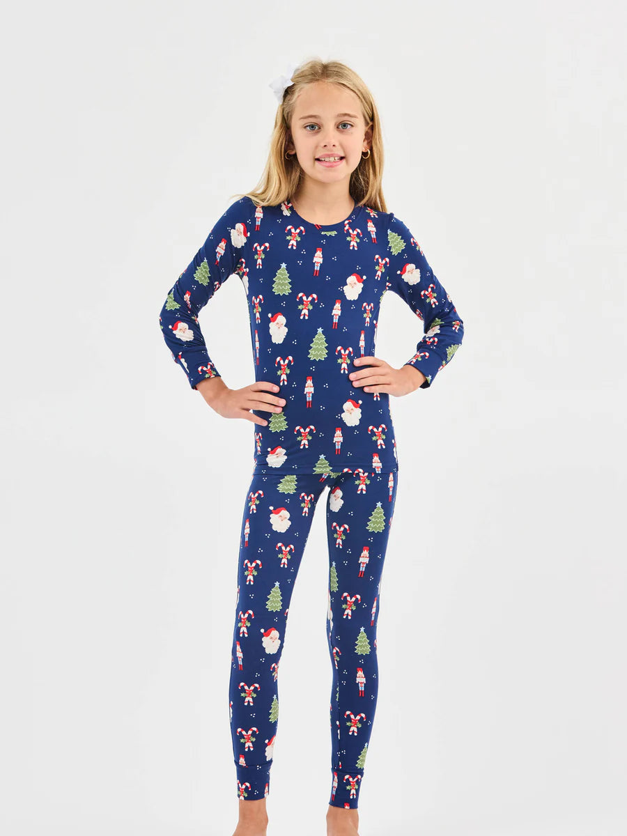 KIDS PEPPERMINT PINE PAJAMA SET