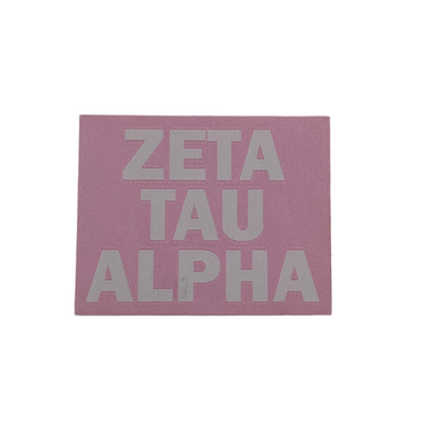 ZETA TAU ALPHA ADHESIVE PATCH