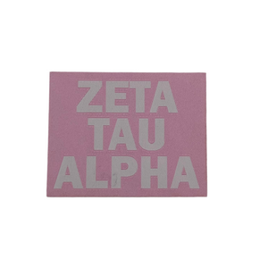 ZETA TAU ALPHA ADHESIVE PATCH