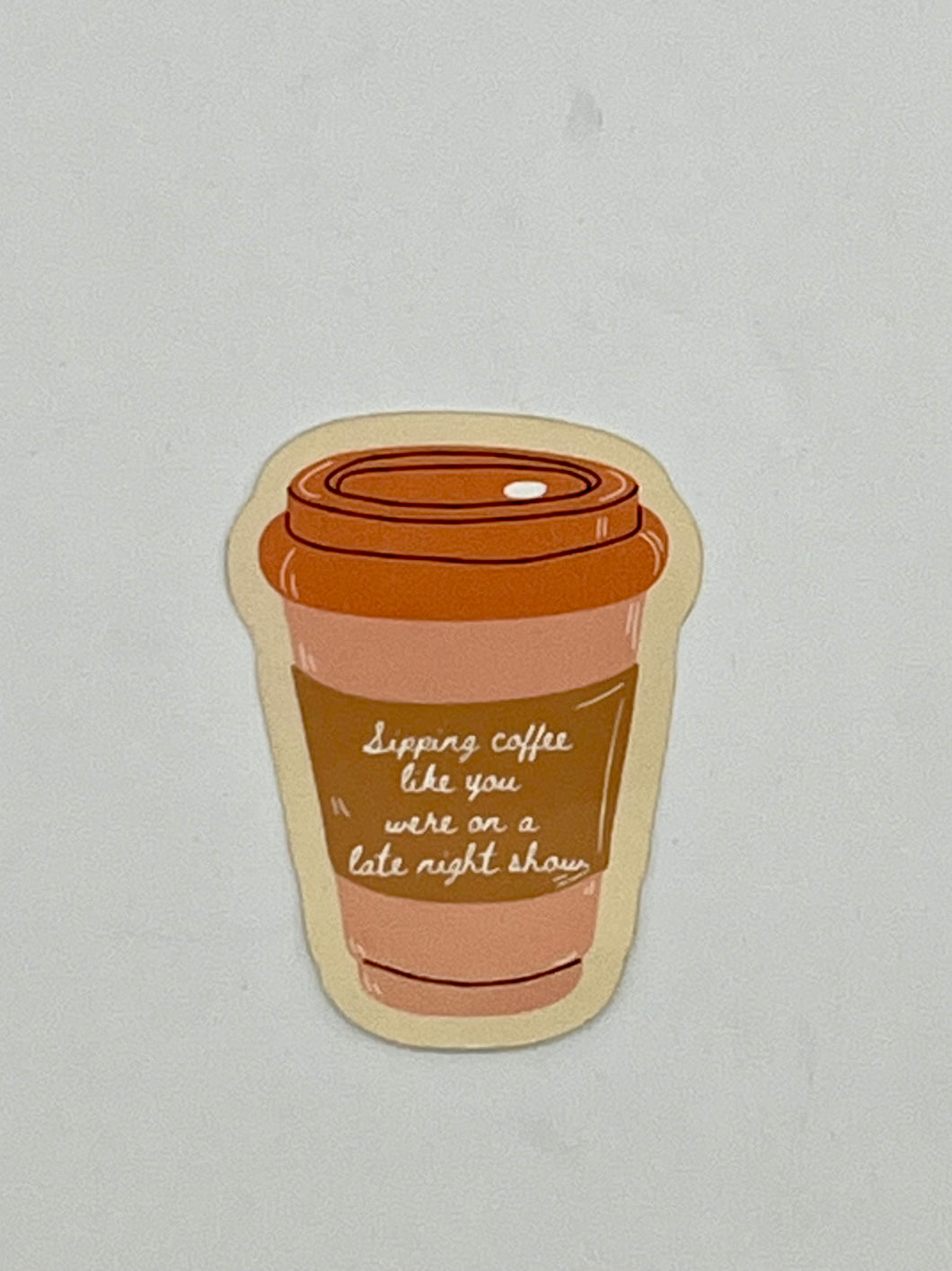 COFFEE CUP STICKER