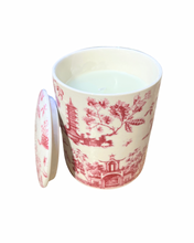 PINK TOILE CANDLE BOX